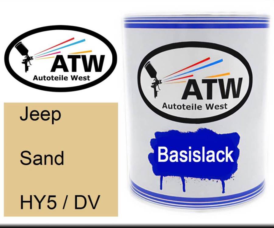 Jeep, Sand, HY5 / DV: 1L Lackdose, von ATW Autoteile West.